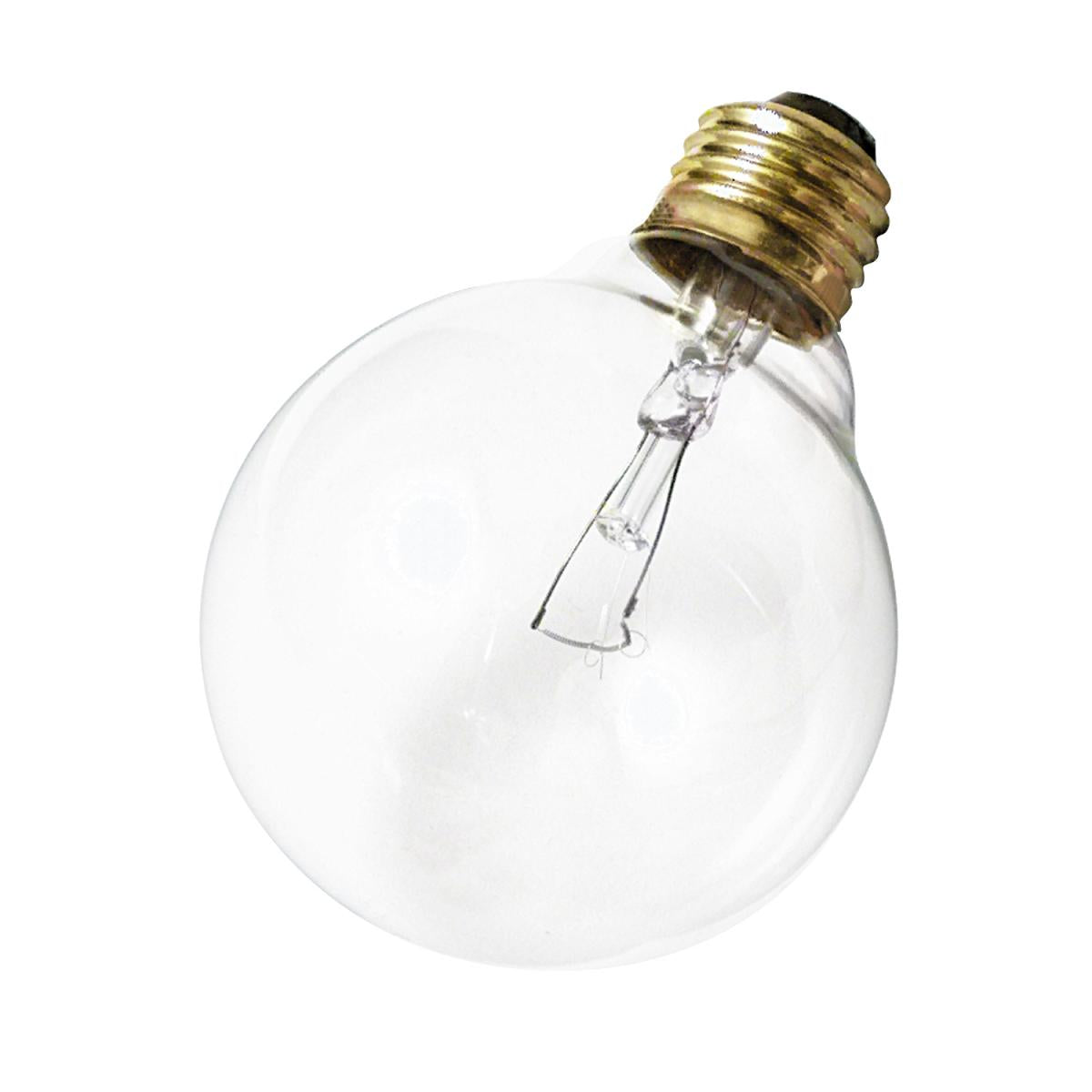 G30 Incandescent 2700k Clear Round Globe Light Bulb - 25 or 40 watts
