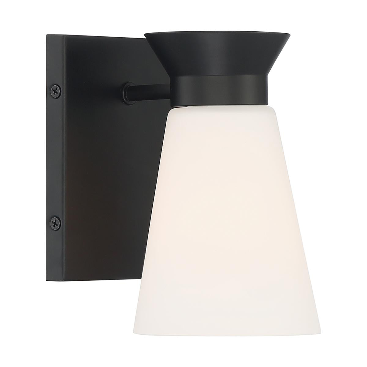 Caleta 1-Light Retro Cone Vanity Wall Sconce by Nuvo Lighting