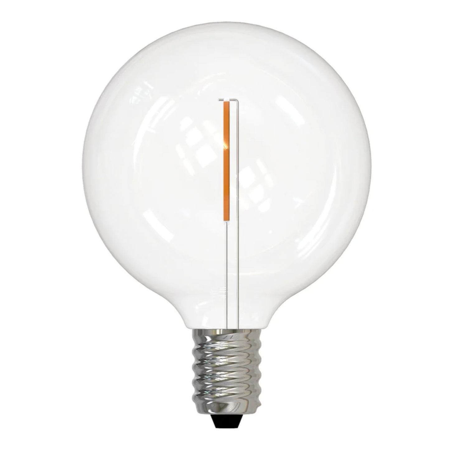 LED G16 Clear Round Sputnik Globe Light Bulbs - 2700k Warm White - Mid Century Modern Lighting by Practical Props