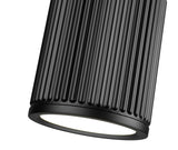 Stari 6" Modern Ribbed LED Flush Mount Ceiling Can Light Fixture in Brass, Nickel, or Matte Black