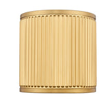 Stari 8" Modern Ribbed LED Half-Dome Wall Sconce Light Fixture in Brass, Nickel, or Matte Black