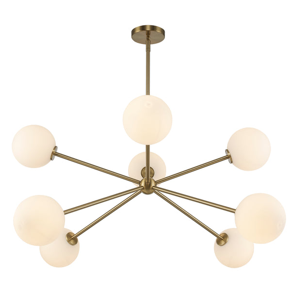 Haskell 8-Light Globe Sputnik Chandelier
