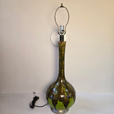 Pair of Green Ceramic Table Lamps