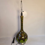 Pair of Green Ceramic Table Lamps