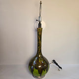 Pair of Green Ceramic Table Lamps