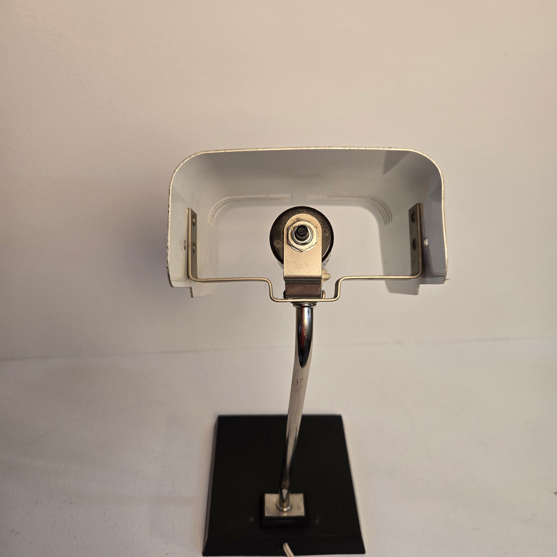 Vintage 1970s Textured Metal Targetti Sankey Desk Lamp