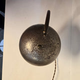 Natural Steel Antique Silver Patina Mini Desk Lamp with Metal Dome Shade