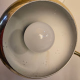 Vintage Mid Century Desk Lamp in Polished Brass with Pinhole Shades