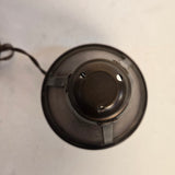 Vintage Mini Mission-Style Bronze & Mica Spanish Accent Lamp