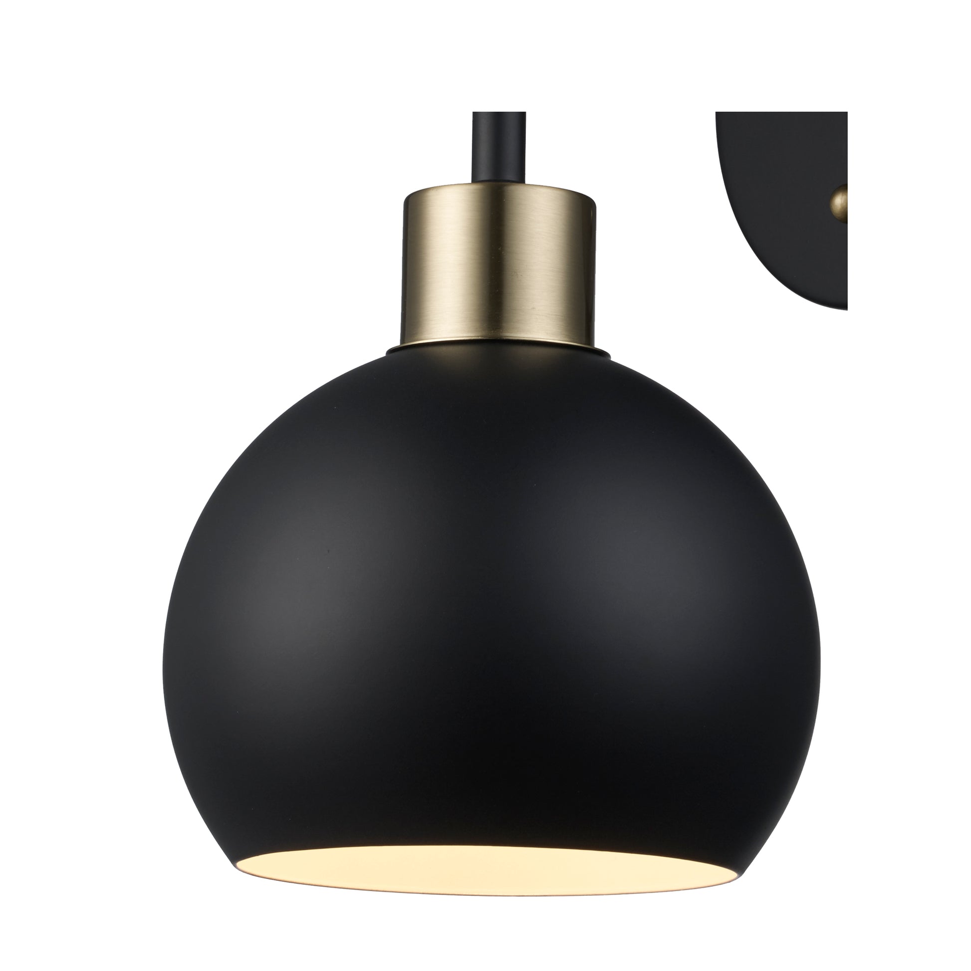 Indigo Modern Metal Globe Wall Sconce
