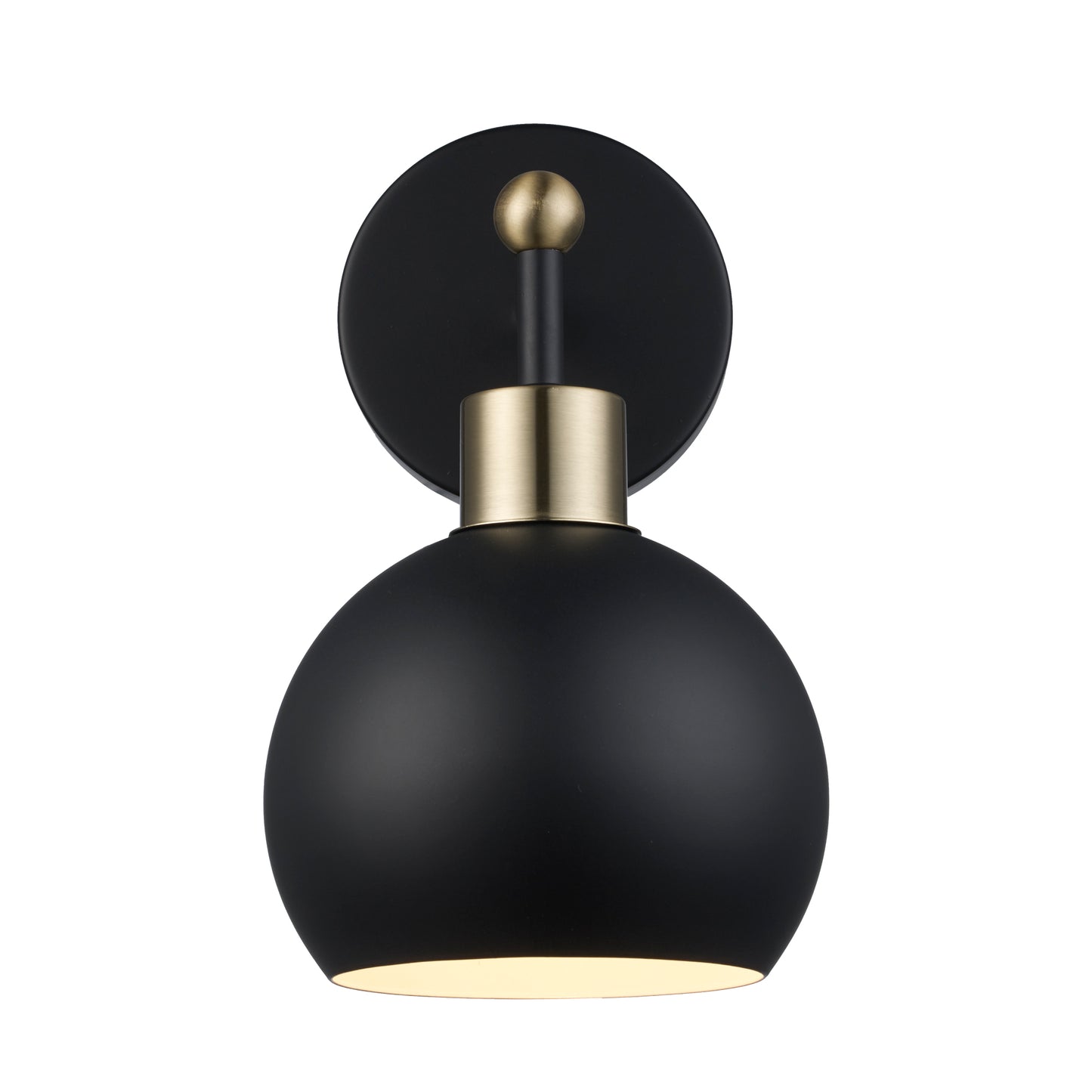 Indigo Modern Metal Globe Wall Sconce