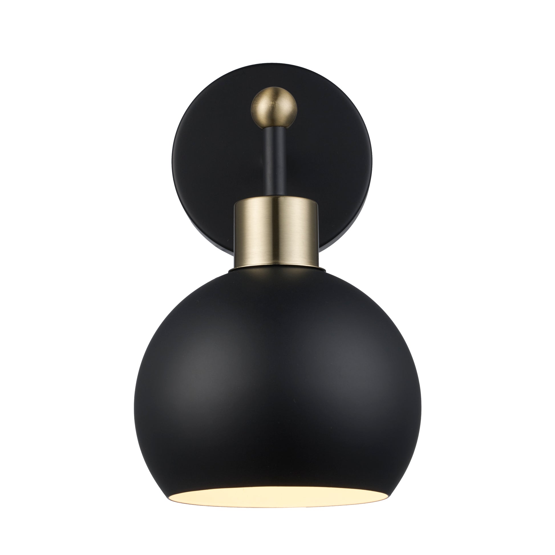 Indigo Modern Metal Globe Wall Sconce