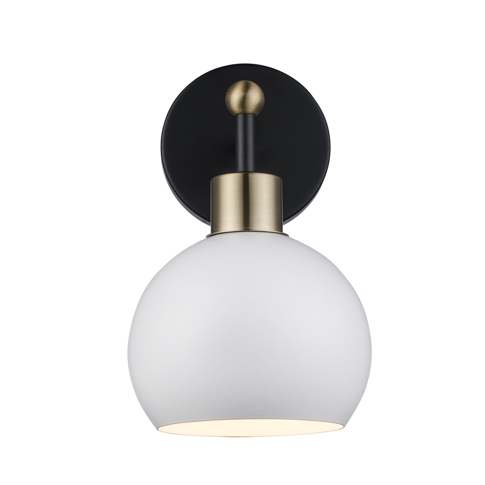 Indigo Modern Metal Globe Wall Sconce