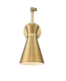 Soriano 1-Light Mid Century Modern Bowtie Cone Swing Arm Wall Sconce Fixture