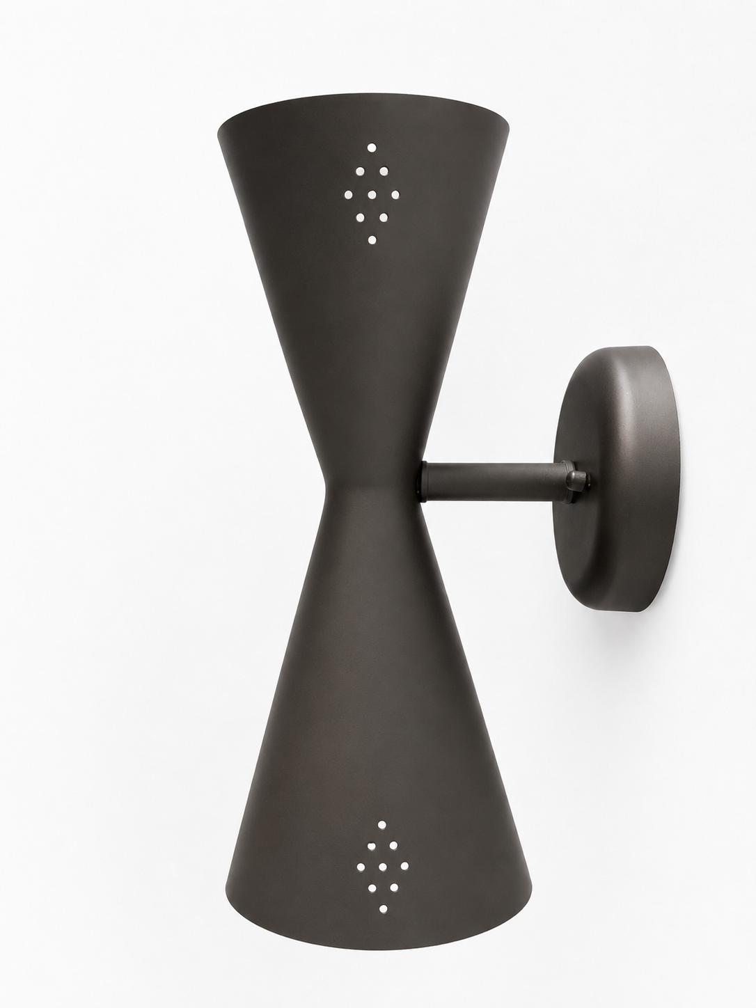 Exterior Pinhole Cone Sconce