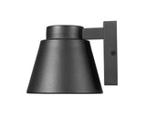 Asher Small Exterior LED Downlight Outdoor Cone Wall Sconce