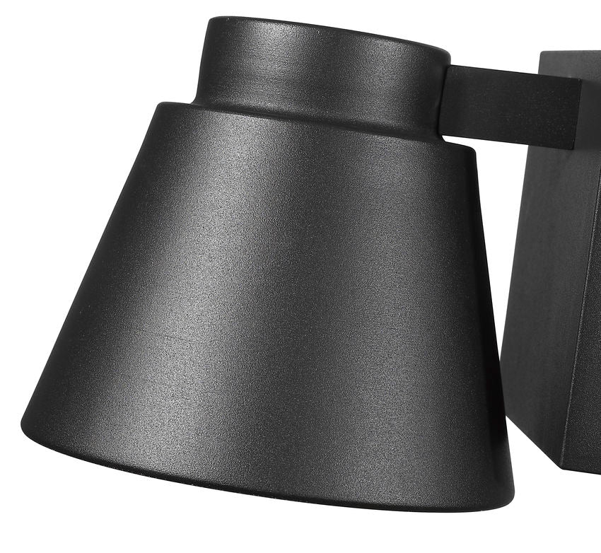 Asher Small Exterior LED Downlight Outdoor Cone Wall Sconce