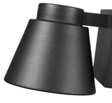 Asher Small Exterior LED Downlight Outdoor Cone Wall Sconce