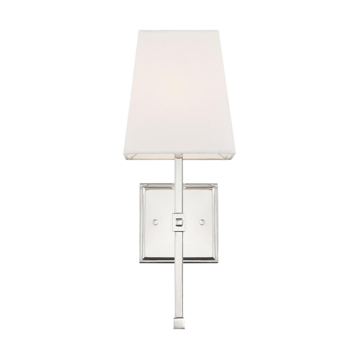 Highline Square Wall Sconce with Linen Shade