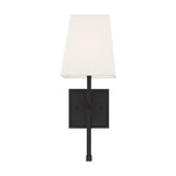 Highline Square Wall Sconce with Linen Shade