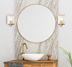 Enzo Modern Frosted Shield Wall Sconce by Westinghouse