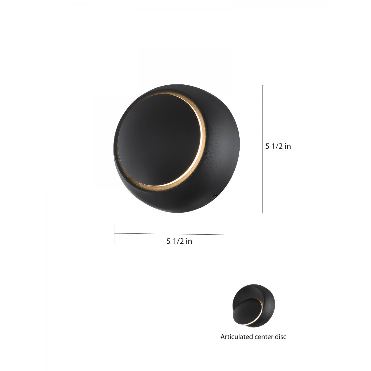 Pinion Exterior LED Sconce