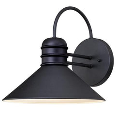 Watts Creek Exterior Barn Light Wall Sconce in Matte Black