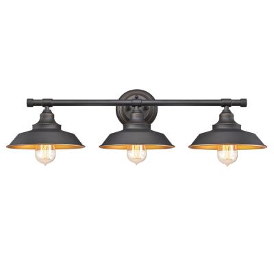 Iron Hill 3-Light Bronze Wall Sconce