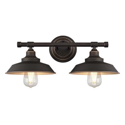 Iron Hill 2-Light Bronze Wall Sconce