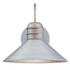 Watts Creek Industrial Galvanized Steel Exterior Barn Light Wall Sconce