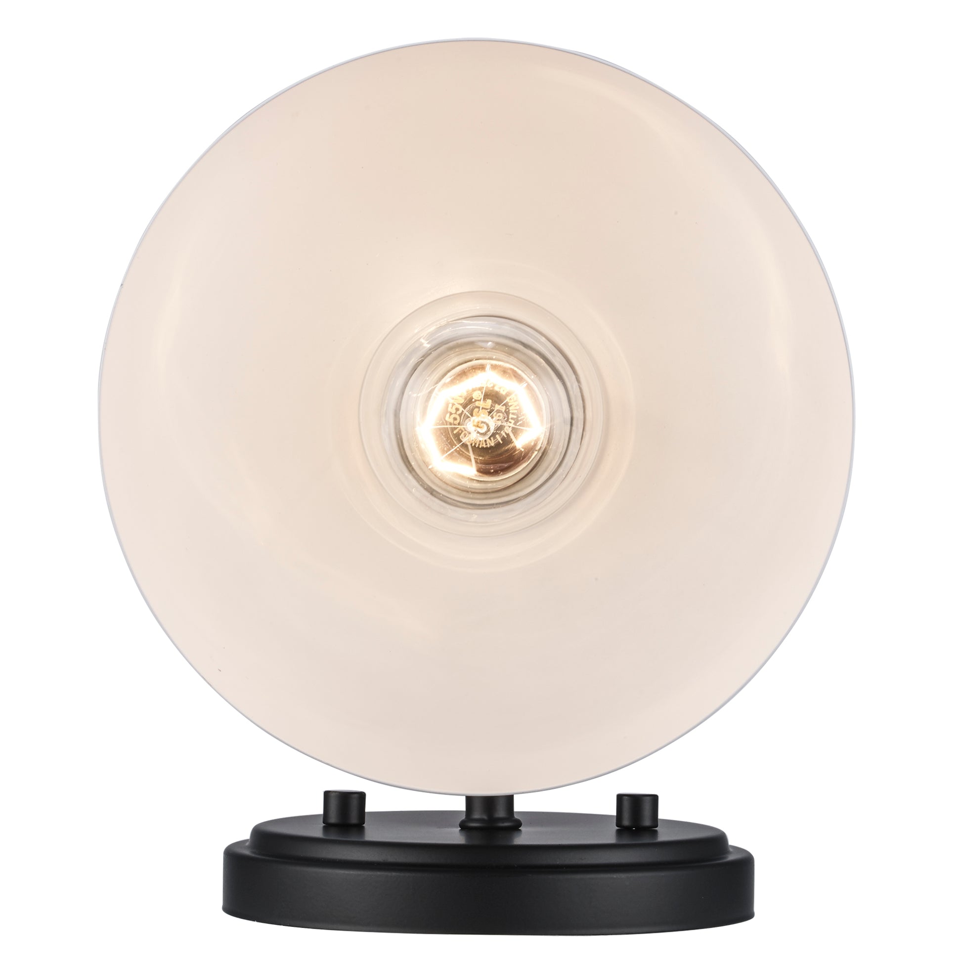 Azaria Dome Shade Retro Wall Sconce - Matte Black, Matte White and Burnished Brass - Midcentury Modern Lighting by Practical Props
