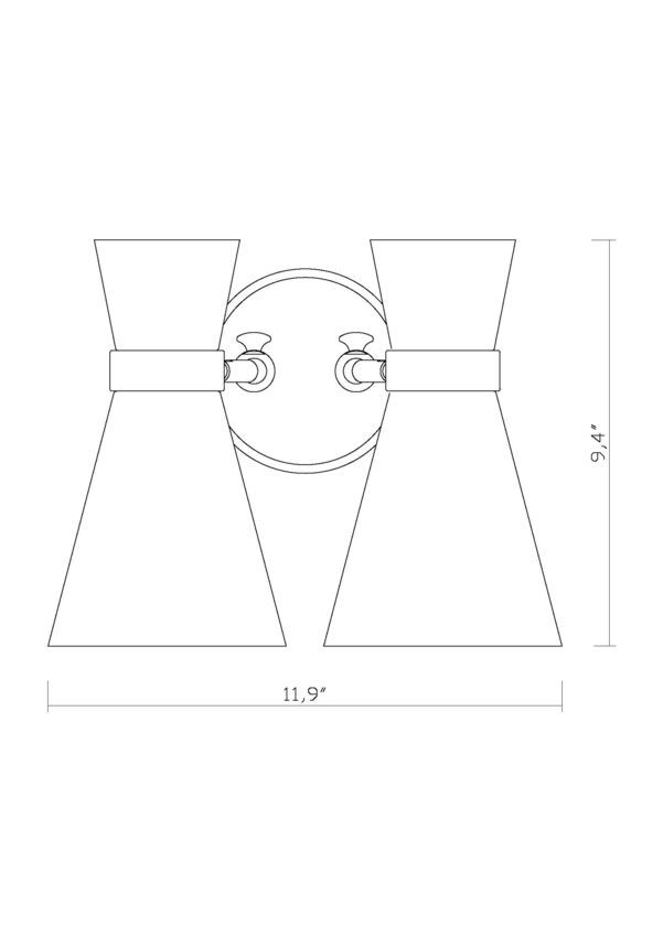 Soriano 2-Light Wall Sconce