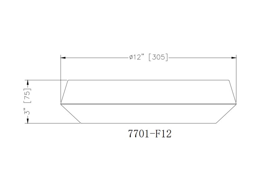 Quasars 12" LED Flush Mount