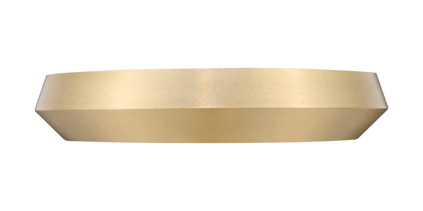 Madison 16" Modern Retro Atomic LED Flush Mount Ceiling Fixture in Brass, Nickel, or White, Matte Black
