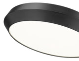 Madison 20" Modern Retro Atomic LED Flush Mount Ceiling Fixture in Brass, Nickel, or White, Matte Black