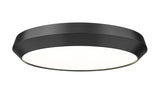 Madison 20" Modern Retro Atomic LED Flush Mount Ceiling Fixture in Brass, Nickel, or White, Matte Black