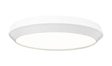 Madison 20" Modern Retro Atomic LED Flush Mount Ceiling Fixture in Brass, Nickel, or White, Matte Black