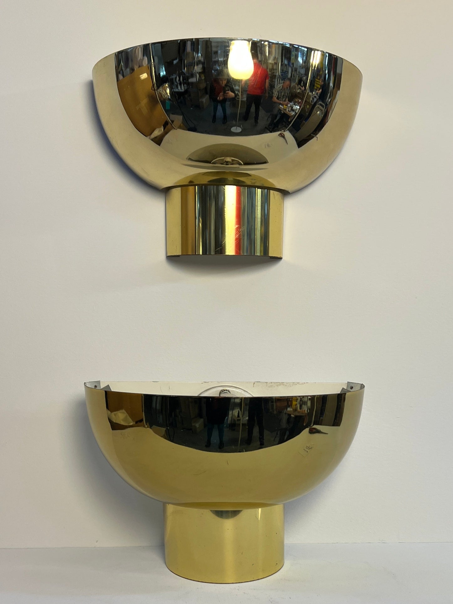 Vintage Brass Wall Sconces