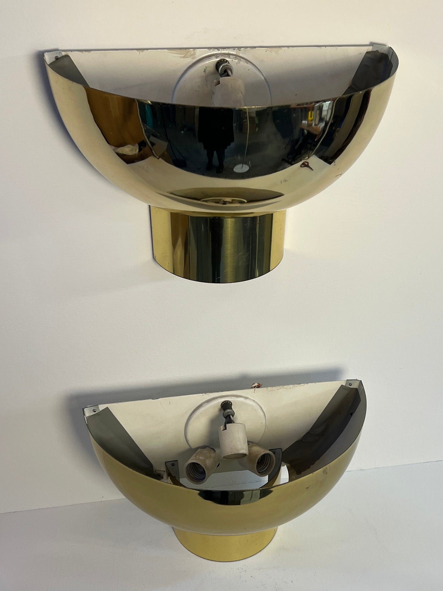 Vintage Brass Wall Sconces