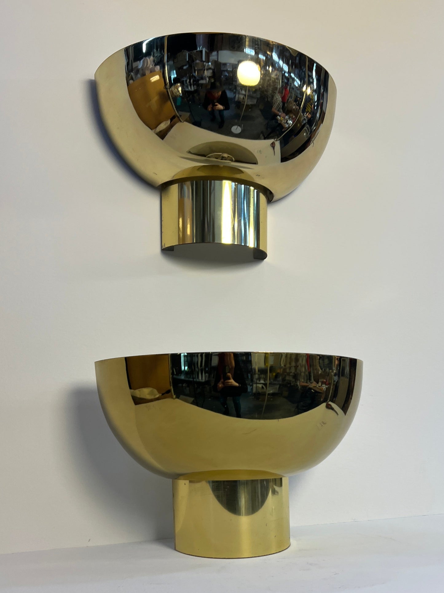 Vintage Brass Wall Sconces