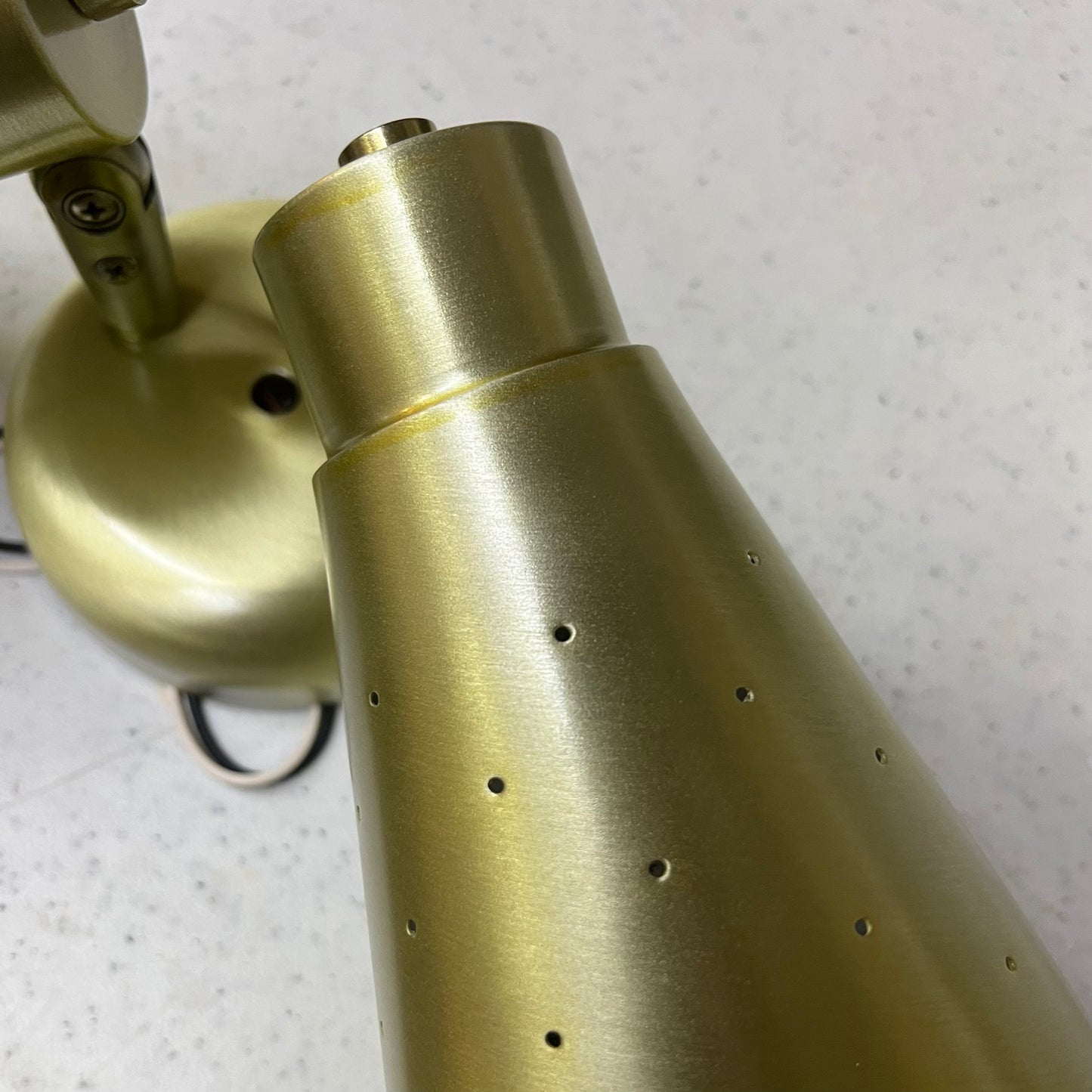 Discounted Brass Double Swivel Sconce