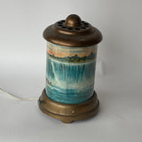 Vintage Niagara Falls Waterfall Moving Motion Heat Lamp