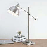 Cupola Adjustable Task Light Desk Lamp in Bronze, Brass or Satin Nickel by Lite Source