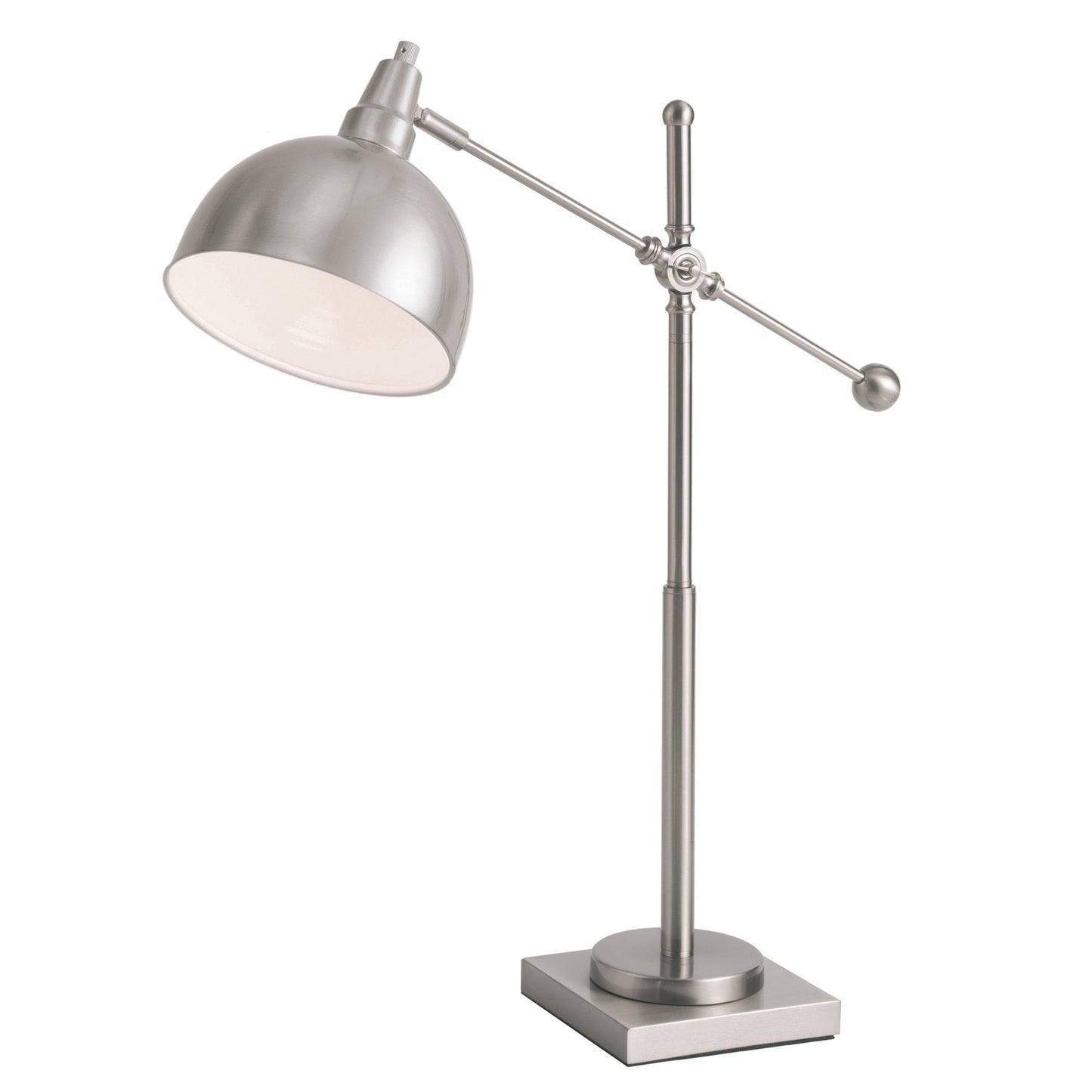 Cupola Adjustable Task Light Desk Lamp in Bronze, Brass or Satin Nickel by Lite Source