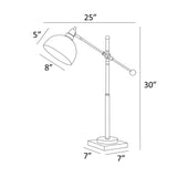 Cupola Adjustable Task Light Desk Lamp in Bronze, Brass or Satin Nickel by Lite Source