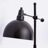 Cupola Adjustable Task Light Floor Lamp in Bronze or Satin Nickel by Lite Source