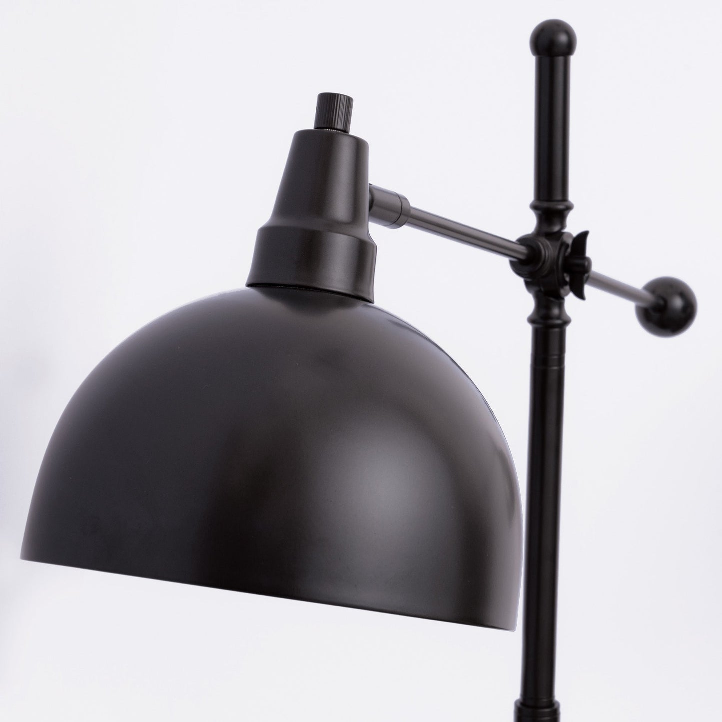 Cupola Adjustable 2-Light Task Light Floor Lamp in Bronze, Brass or Satin Nickel by Lite Source