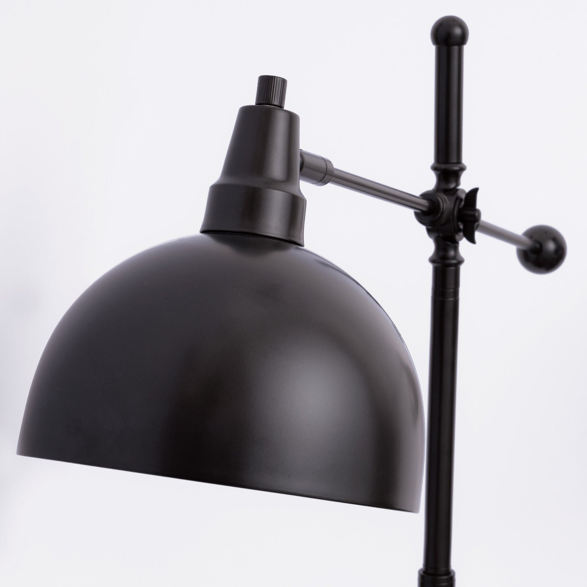 Cupola Adjustable 2-Light Task Light Floor Lamp in Bronze, Brass or Satin Nickel by Lite Source