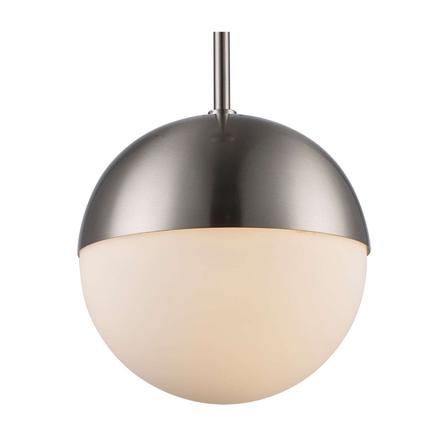 Dahlia Mid Century Modern Glass Globe 1-Light Pendant Fixture