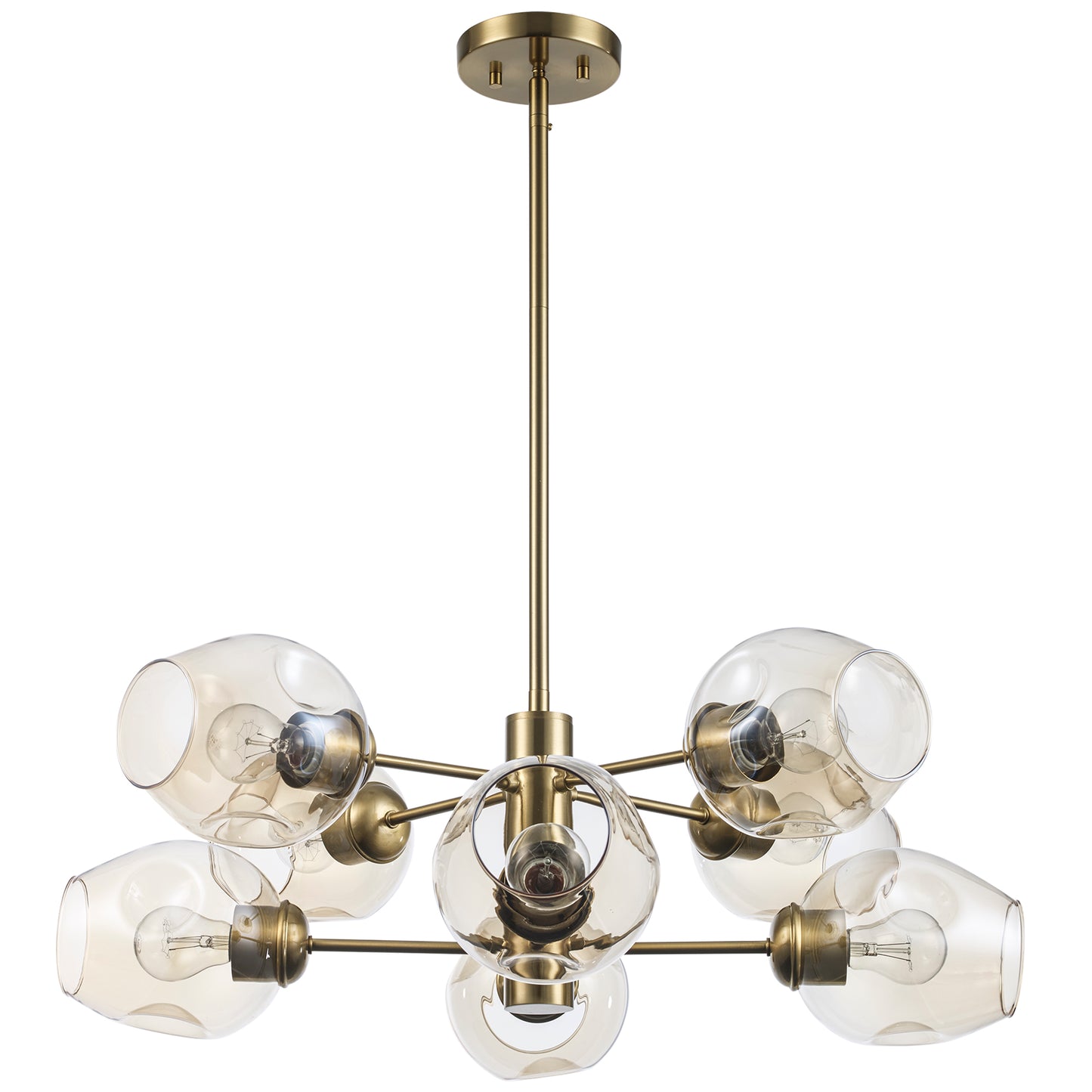 Clusters 8-Light Sputnik Chandelier